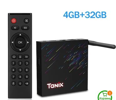 ikinci el plazma televizorlar: Yeni Smart TV boks 4 GB / 32 GB, Android, Ünvandan götürmə, Ödənişli çatdırılma