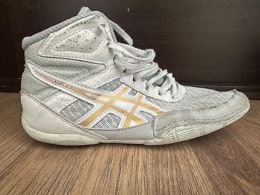 обувь для борьбы: Мужские кроссовки, 34, Asics, Б/у, цвет - Серый, Самовывоз — 3