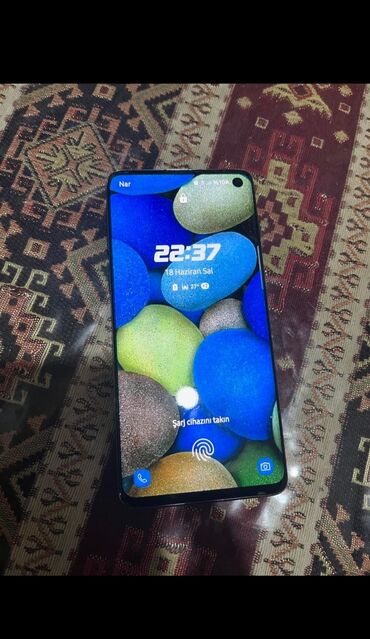 samsung galaxy s6 32gb: Samsung Galaxy S10, 128 ГБ, цвет - Голубой, Отпечаток пальца, Две SIM карты, Face ID