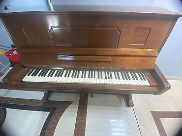 piano az: Upright pianino – klassik taxta korpuslu Xüsusiyyətlər: - Tip — 4