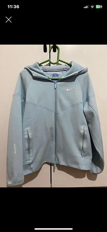 полар: Мужская толстовка, M, Nike, Б/у, цвет - Голубой, Самовывоз — 1