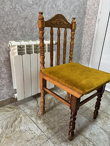 agac gulleri: Taxta oturacaq 4 ədəd 80 azn– klassik dizayn - Material: Bərk fıstıq — 5