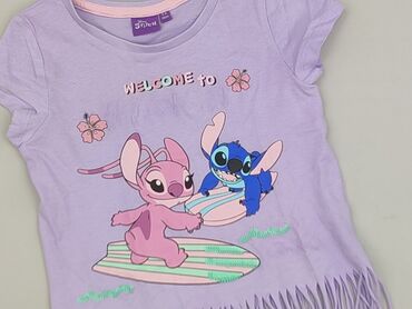 pluszowe spodnie hello kitty: Футболка, Disney, 5-6 р., 110-116 см, стан - Ідеальний
