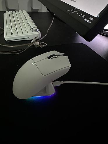 apple magic mouse: Attack Shark X11 simsiz/simli gaming mouse - Rəng: ağ - Bağlantı — 2