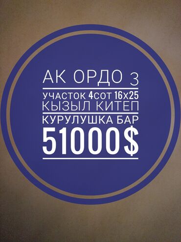 участок вдоль реки: 4 соток, Курулуш, Кызыл китеп, Техпаспорт