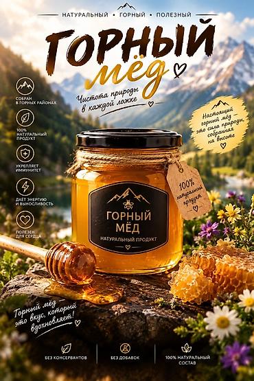 облепиха купить: Горный мёд — натуральный продукт Описание: - Собран в горных районах — 1