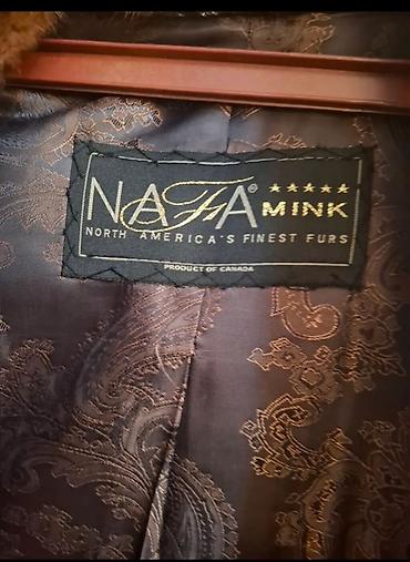 klassik geyim: NAFA Mink xəz palto - Brend/etiket: NAFA Mink (North America’s Finest — 2