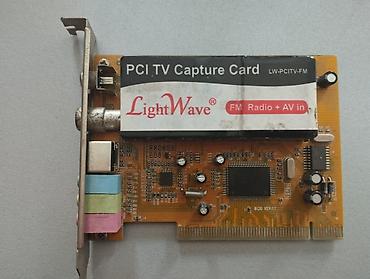 card reader: TV Tüner Av in PCI platası LightWave PCI TV Capture Card (LW-PCITV-FM) — 1