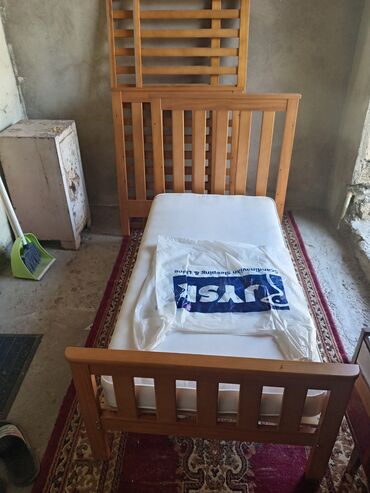 куплю кровать: Təknəfərlik çarpayı, Bazasız, Matras ilə, Siyirməsiz