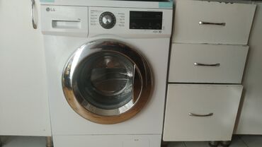soyuducu 2 ci əl: Paltaryuyan maşın LG, 7 kq, İşlənmiş, Avtomat, Qurutma var, Kredit yoxdur, Ünvandan götürmə, Ödənişli çatdırılma