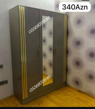 Dolablar: Yeni, Açılan, 3 qapılı Düz dolab, Şifonyer, Azərbaycan — 9