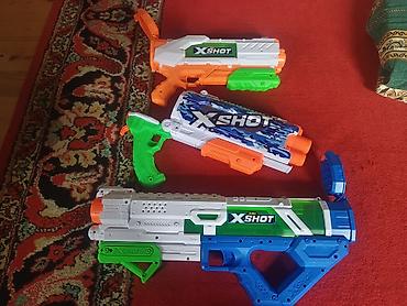 oyuncaq: ZURU X-Shot su tabancaları dəsti Təzədir. Biri 20 azn - Brend: ZURU — 2