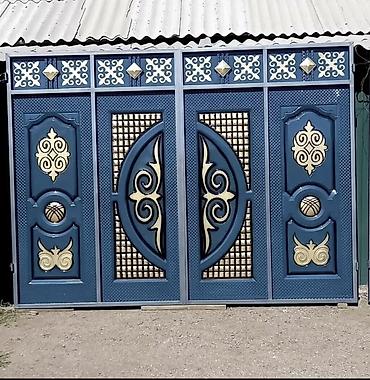 Распашные ворота: Ворота на заказ. Изготовление металлических ворот и калиток по — 3