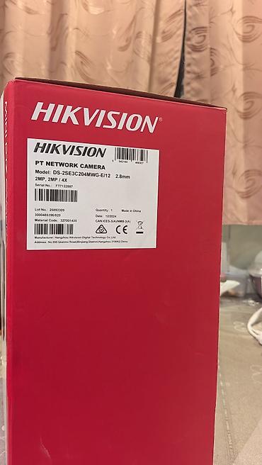 hikvision: Hikvision Mini PTZ kamera
Cəmi 1 gün işlənib — 10