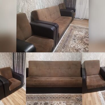 куплю кресло кровать бу: Б/у, Диван, 2 кресла, С подъемным механизмом, Раскладной