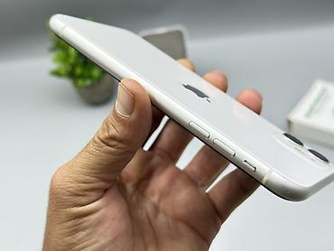 Мобильные телефоны и аксессуары: IPhone 11, Б/у, 64 ГБ, Белый, Защитное стекло, 72 % — 4