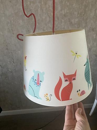 canavar şəkilləri: Uşaq otağı üçün asqılı lampa plafonu - Konsepsiya: Ağ rəngli — 3