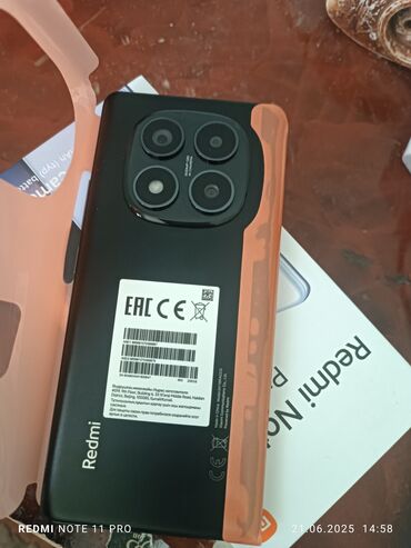 телефон fly li lon 3 7 v: Redmi Note 14 Pro, 256 GB, rəng - Qara, Barmaq izi