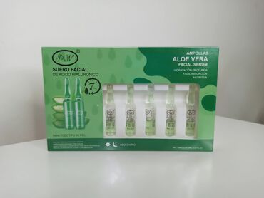 set za zanoktice: Aloe Vera ampule za negu koze lica Hidratacija koze Protivupalno