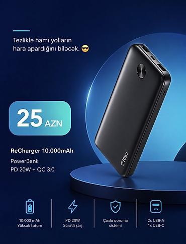 Powerbank 10000 mAh, Yeni