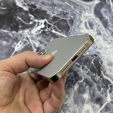 Apple iPhone: IPhone 15 Pro, Б/у, 256 ГБ, Natural Titanium, Защитное стекло, Чехол, 95 % — 3