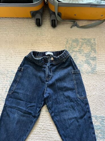 Koftalar, sviterlər: Uşaq geyim dəsti – Zara - Zolaqlı trikotaj sviter: tünd yaşıl və boz — 9