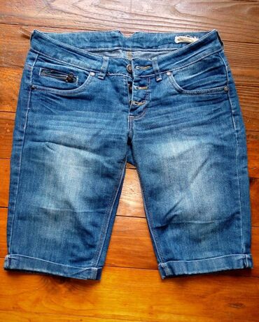 ženske pamučne bermude: L (EU 40), Jeans, Single-colored