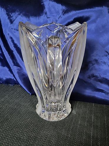 Čajnici: Bokal kristal,rucni rad Jugoslavija iz 70ih. Masivan bokal sa — 9