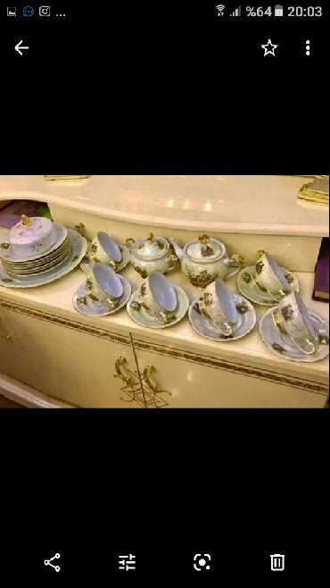 Mətbəx aksesuarları: ROMEO VE CULYETTA cayni serviz qedmidi iwlenniyib cox gozel mali var