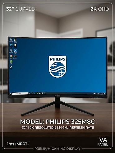 macbook air 13 m1: Монитор, Philips, Б/у, LED, 31" - 32" — 1
