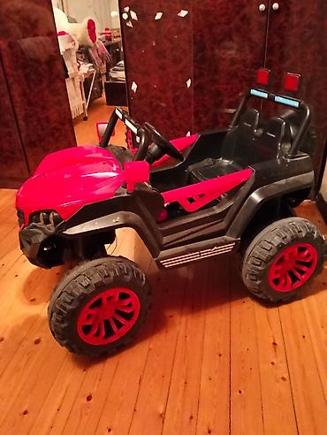 uwaq masini: Uşaq elektrik maşını – off-road tipli buggy - Rəng: qırmızı-qaraı - — 2