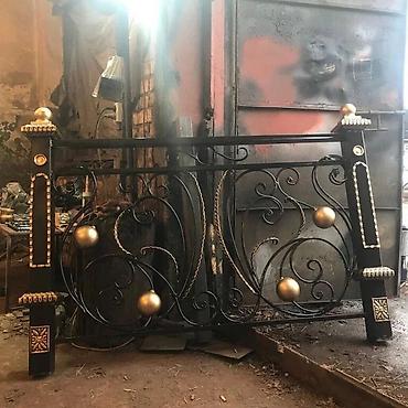 Изготовление перил: Изготовление перил Материал: Кованное железо, Наружные, Бесплатный замер — 207
