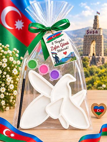 xarı bülbül: Fiqur, Gips, rəng - Ağ — 1