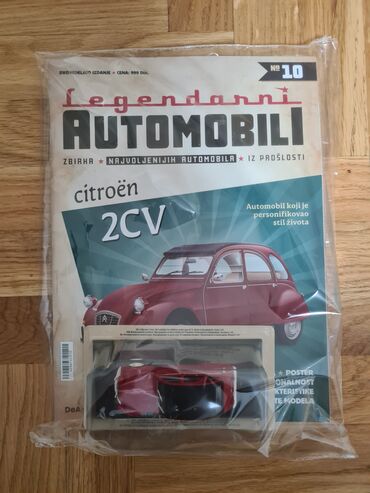 Modeli automobila: Legendarni Citroen 2CV  u razmeri 1:43. Potpuno nov, neotpakovan, sa