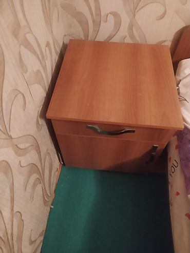 ev saat: Yataq otağı üçün tək tumba - Material: ağac teksturalı laminat/DMF - — 4