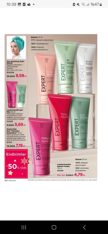 Ətriyyat: Faberlic məhsulları – seçilmiş ətirlər, göz makiyajı və dəriyə qulluq — 20