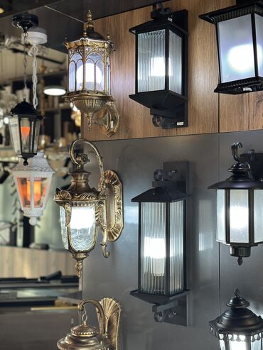 Bra, divar lampaları: Çöl işıqları, lampası dəyişən modellərdir. 18 azn -dən başlayır — 16