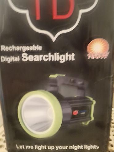 gence qab: TD Rechargeable Digital Searchlight – TD-3300, 100W Xüsusiyyətlər: - — 5