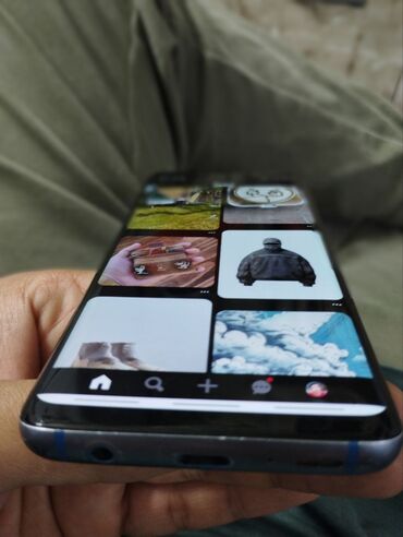 samsung bu telefon: Samsung Galaxy S9, Б/у, 64 ГБ, цвет - Голубой, 2 SIM