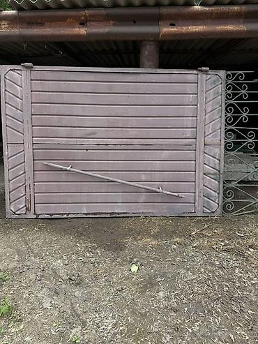 Распашные ворота: Продаю ворота высота 2,50 ширина калитки 95 см ширина ворот 3,40 — 5