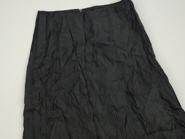 spódnice midi czarne z rozcięciem: Spódnica, M, stan - Bardzo dobry