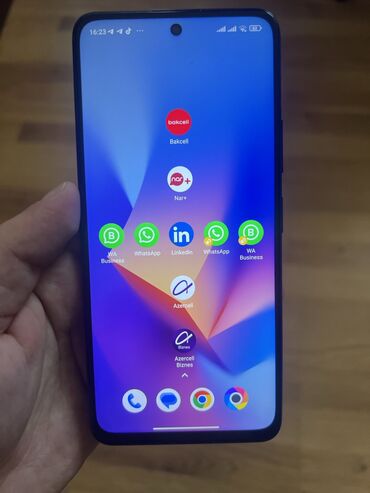 telefon sekilleri: Poco X3 GT, 256 GB, rəng - Gümüşü, Sensor, Barmaq izi, Face ID