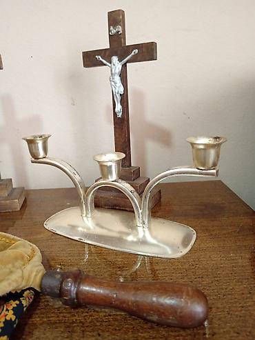 Stare vaze i dekor: Crkveni liturgijski set – komplet - Dva drvena krsta sa korpusom — 6