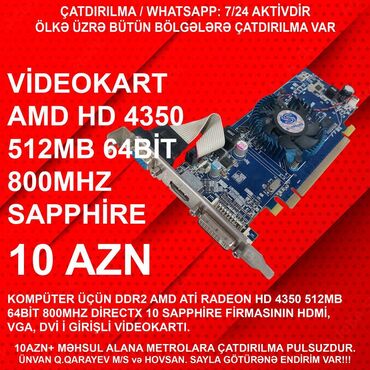 Videokartlar: Videokart AMD GeForce 210, < 4 GB