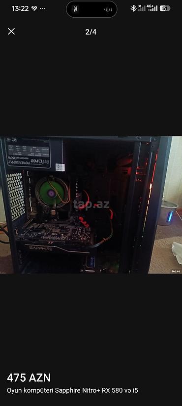 gaming set: TECİLLİ SATILIR !!! Full Gaming Set – Sapphire Nitro+ RX 580 & — 5