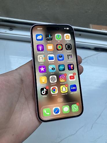 Apple iPhone: IPhone 15, 128 GB, Çəhrayı, Sənədlərlə — 1