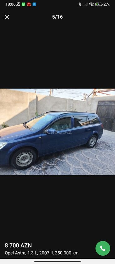 Opel: Opel Astra: 1.3 l | 2007 il 250000 km Sedan — 5