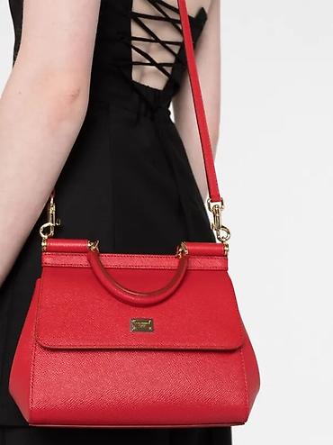 Çantalar: Dolce&Gabbana Sicily Bag Medium Size alinib 3000azn demirinde reng — 6