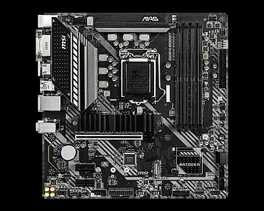 Комплектующие для ПК: Материнская плата для ПК, Б/у, MSI, LGA1200, Micro-ATX — 3