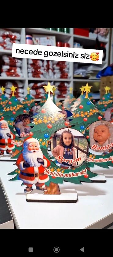 Hədiyyələr: Şəxsi dizaynlı Yeni il hədiyyələri və dekorlar - Şəxsi fotolu — 1